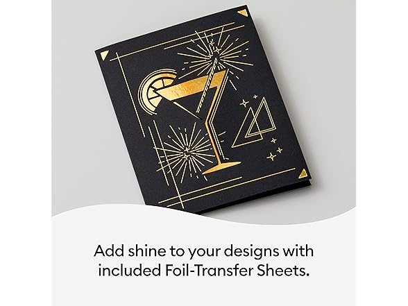 Cricut Foil Transfer Cards, R10 Royal Flush Sampler