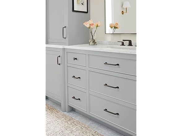 Amerock Westerly Pull, 3", Black