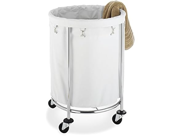 Whitmor Commercial Hamper w/Wheels