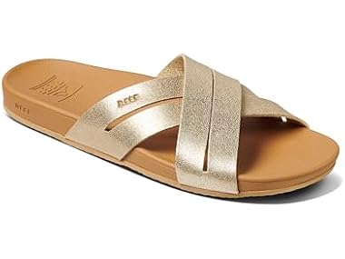$19.99, Was $65, 69% Off! Reef Cushion Spring Bloom Womens Fashion Slide dealfomo