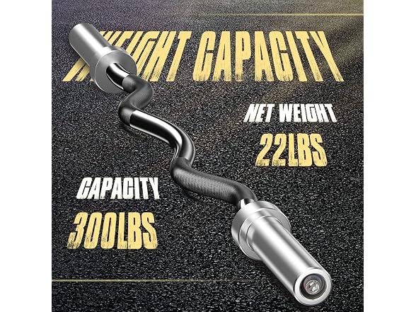 Elevens Olympic Barbell EZ Bar Curl Bar