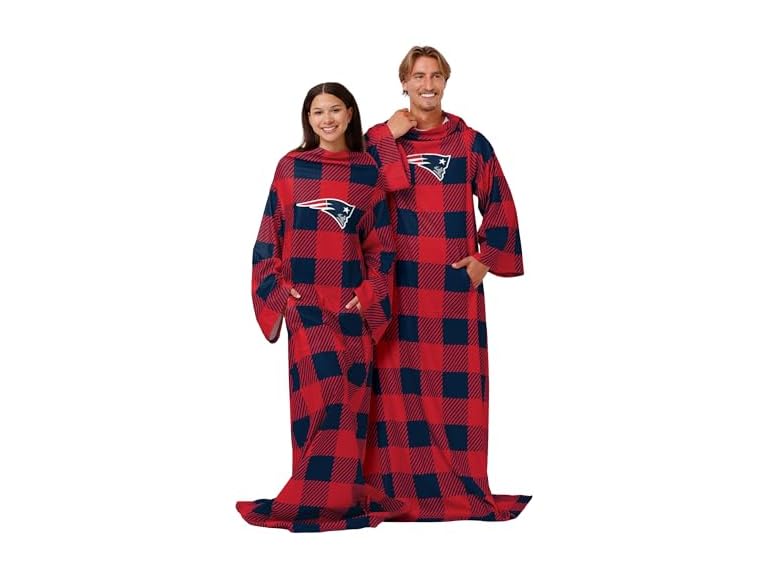 PATRIOTS Buffalo Plaid Throw (48x71)