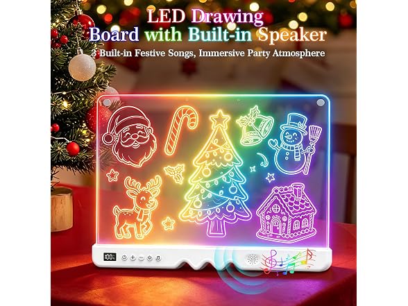 16in LED Drawing Board with Music & Lights