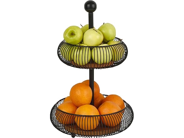 Gourmet Basics by Mikasa Storage Basket, 2 Tier