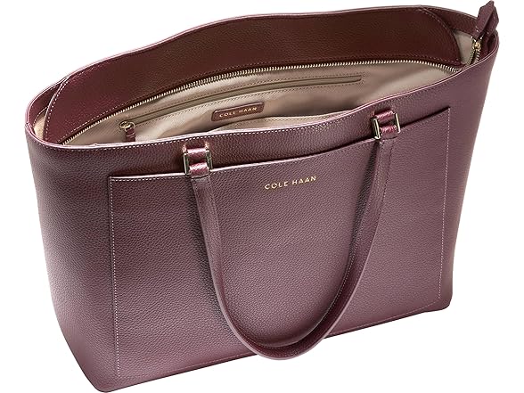 Cole Haan Womens The Elyse Leather Tote