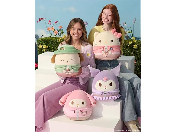 Squishmallows Original Sanrio 12in Cute Camping Pochacco