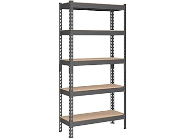 $36.99, Was $54.99, 32% Off! 5-Tier Storage Shelves - 11.8x29.5x59.1" dealfomo
