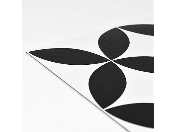 FloorPops Black Starlight Peel & Stick Floor Tiles