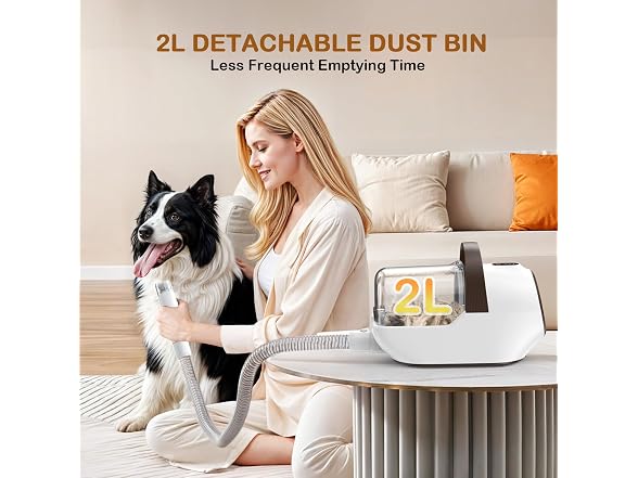 Dog Grooming Vacuum, Dog Grooming Kit with P