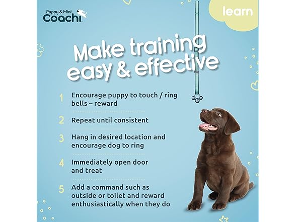 Coachi Puppy & Mini Toilet Training Bell