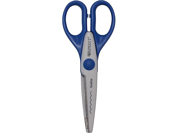 Westcott Student Paper Edgers Scissors, Set of 6