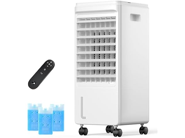 Windowless Portable AC, Evaporative Air Cooler 270sqft