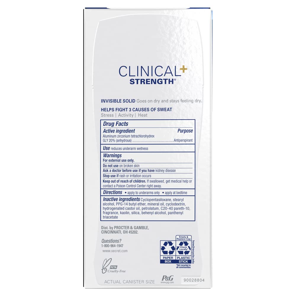 Secret Clinical Strength Antiperspirant Deodorant, 2.6 oz - Gallery 12