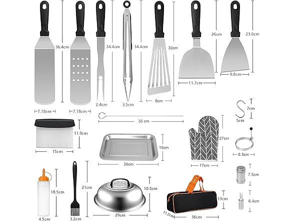 50 Pieces Teppanyaki Bakeware Accessory