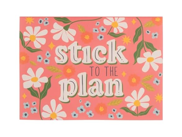 Karma Sticky Note Booklet Stick to Plan