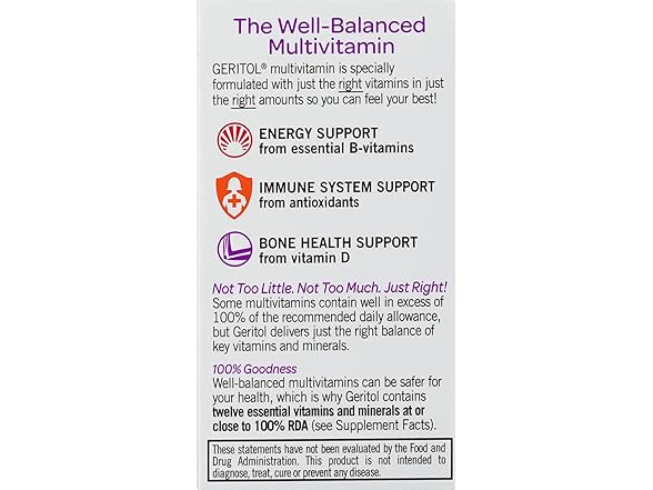 Geritol Multi-Vitamin 100ct Bottle