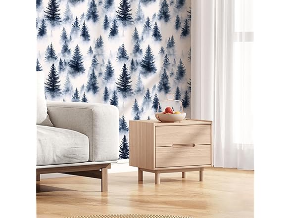 LaiTique Forest Peel Stick Wallpaper