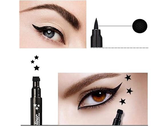 Pinkiou 2 in 1 Double-headed Liquid Eyeliner