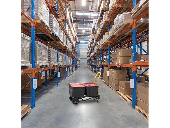 Harper Trucks Convertible Nylon Hand Truck w/ Stair Glides, 300lb Dolly & 400lb Cart Limit