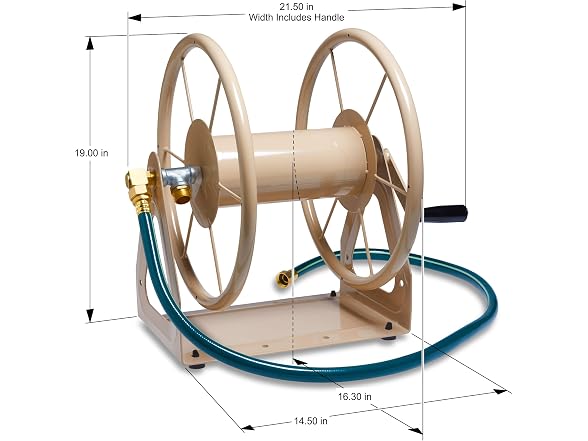 Liberty Garden Steel Garden Hose Reel