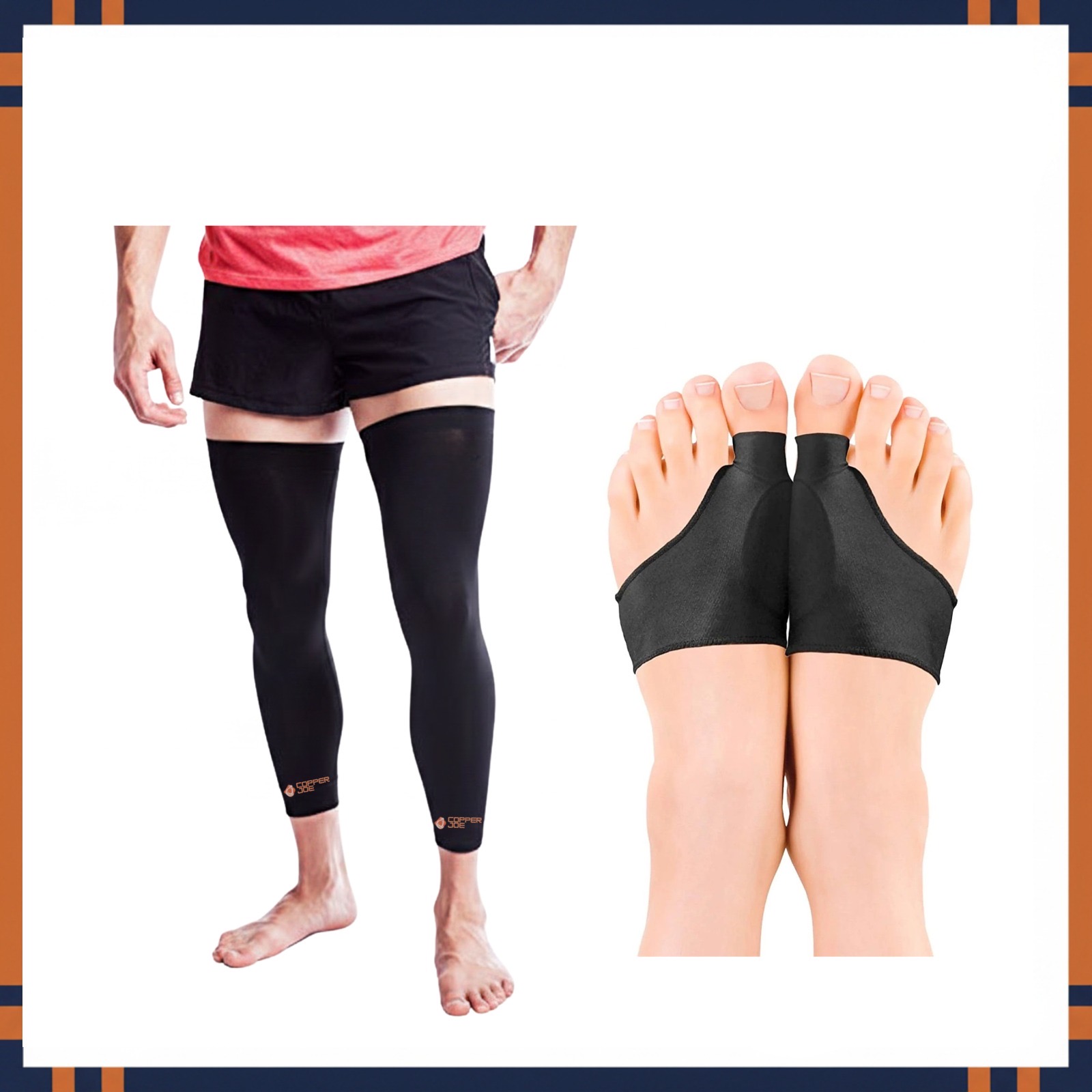 Copper Joe Leg/Foot Compression - 4 Pack - Gallery 5