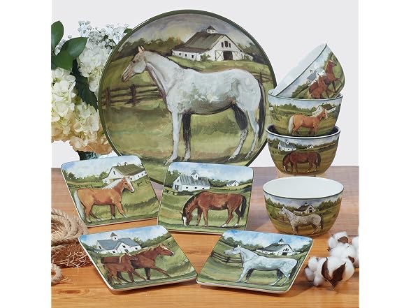 Certified International York Stables 8.5" Salad/Dessert Plates
