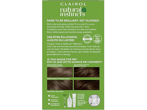 Clairol Natural Instincts Demi-Permanent Hair Dye