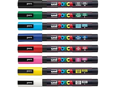 $6.99, Was $55.70, 87% Off! Uniball Posca Paint Markers dealfomo