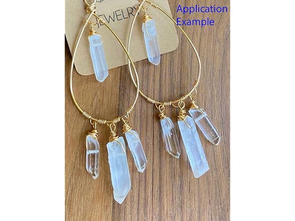 Adabele 15 Inch Natural Raw Crystal Quartz Spike Gemstone