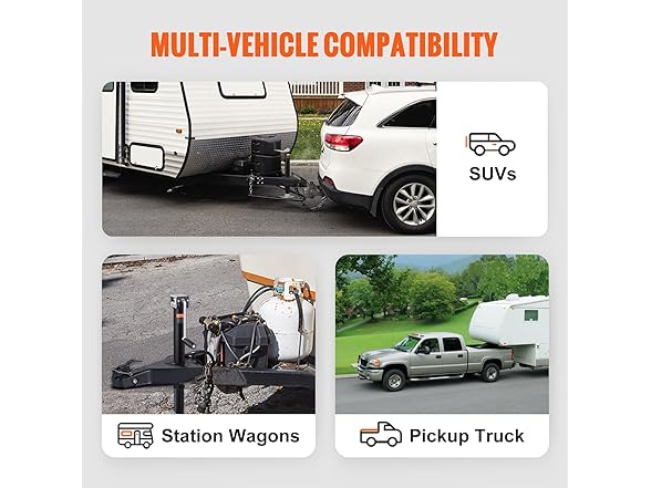 VEVOR A-Frame Trailer Coupler - 2" Hitch