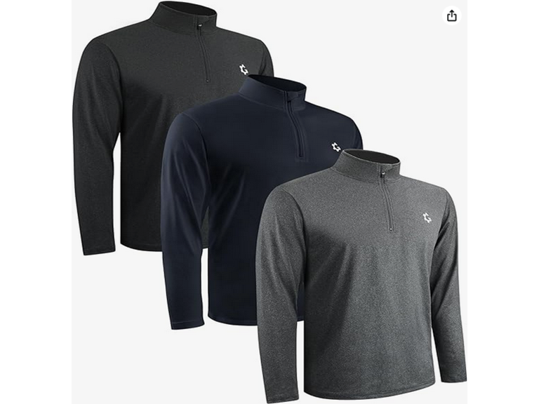 Quarter Zip Pullover Men 1/4 Zipper - XL - Gallery 15