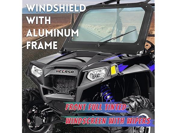 HECASA Windshield with Aluminum Frame