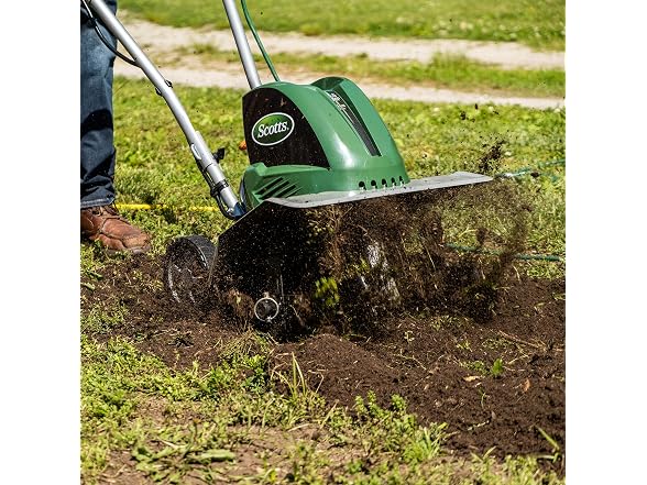 Scotts Outdoor Garden Tiller, 16", 13.5-Amp