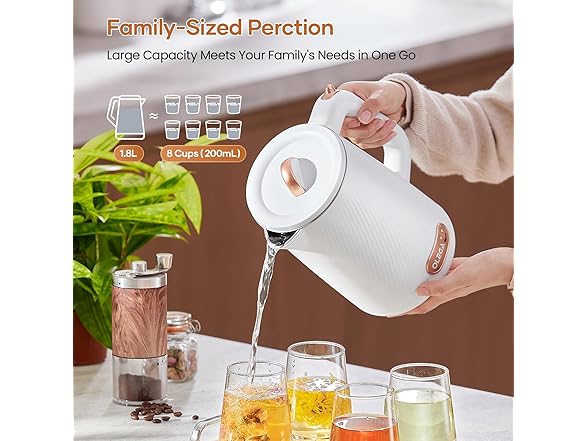 OLEGA Electric Kettle - 1500W 