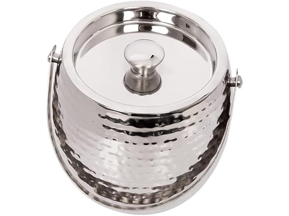 Insulated Ice Bucket w/ Lid & Tongs 1.7L