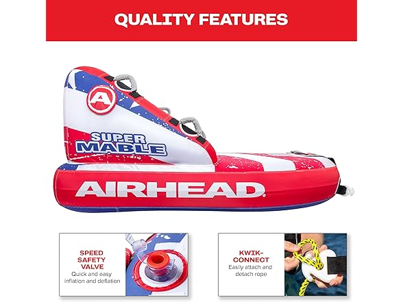 Airhead Super Mable 3-Person Towable Tube