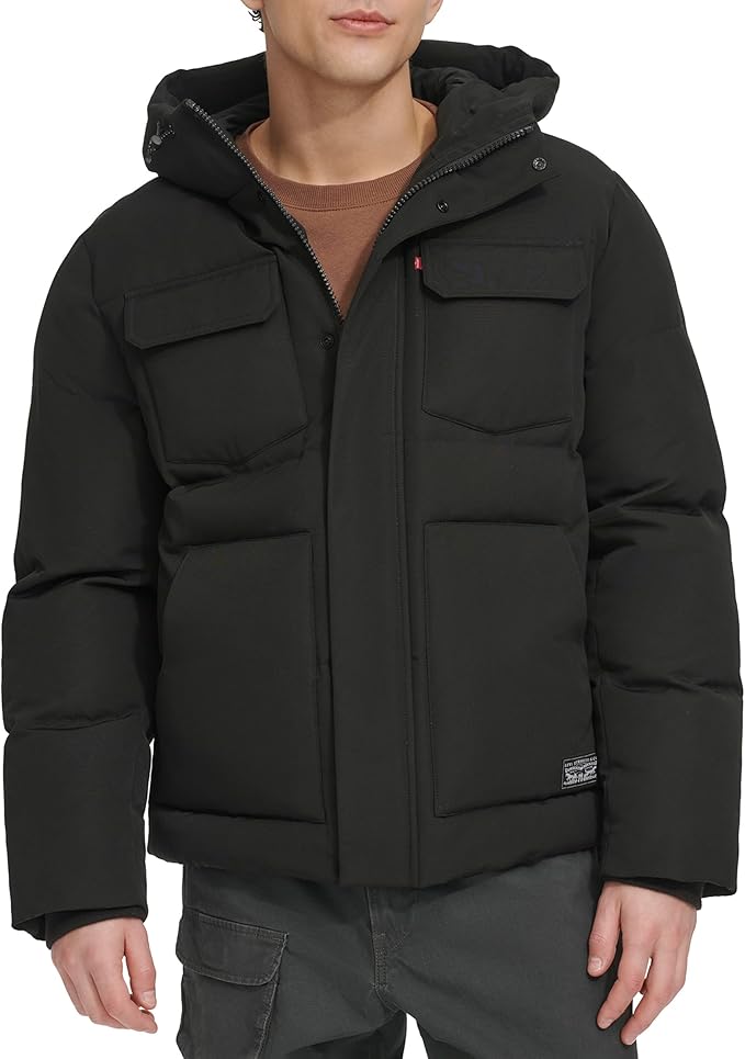 Levi's Mens (Up to 4XLT)  Hooded Puffer - Gallery 11