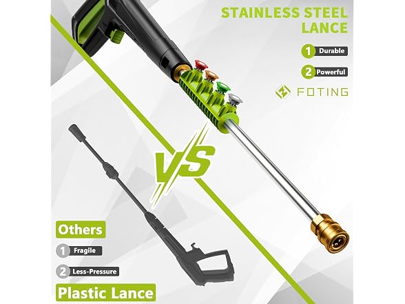 FOTING BC1605826043998 Pressure washer (Green) (Open Box) - Gallery 8