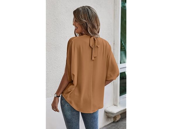 Angashion Women (XL) Tops Short Sleeve Top Shirts