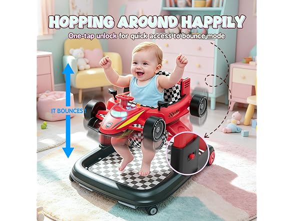Dacoity 5-in-1 Car Baby Walker