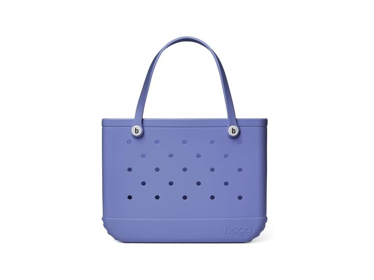 Bogg Bagg Original A tote bag that is light in weight but big in personality. Original Bogg Bag measures 19 x 15 x 9.5. This tote has room for snacks, suntan lotion, books, makeup, and more.
