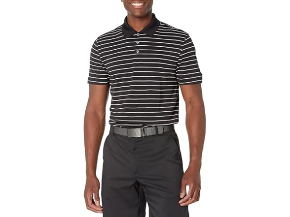 Anthracite Polo Stripe