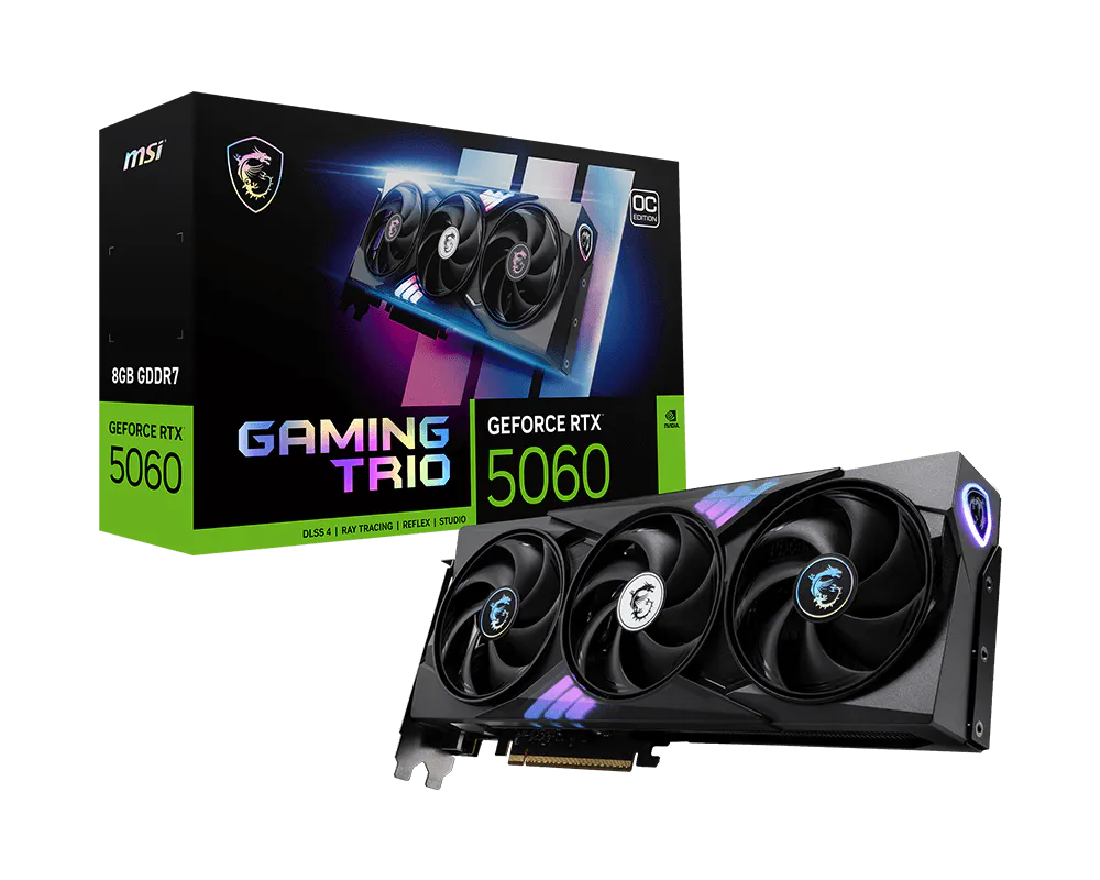 MSI GeForce RTX 5060 8G GAMING TRIO OC - Gallery 2