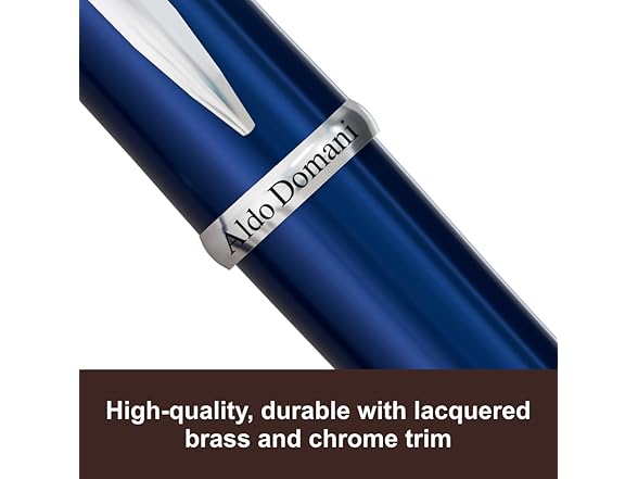 Monteverde USA Aldo Domani Fountain Pen Blue