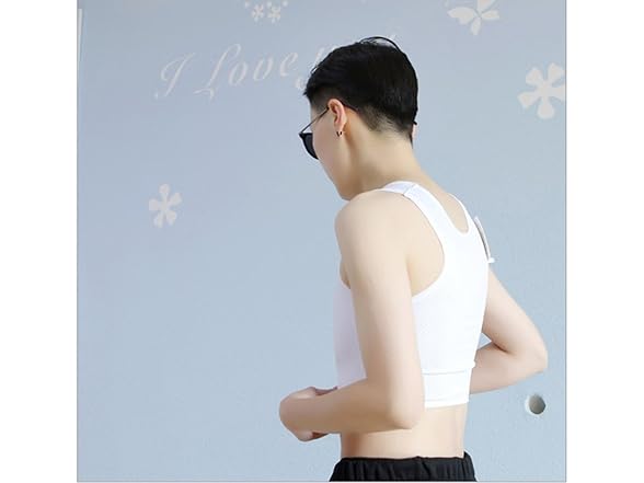 Mesh Chest Binder Plus Size Short Tank