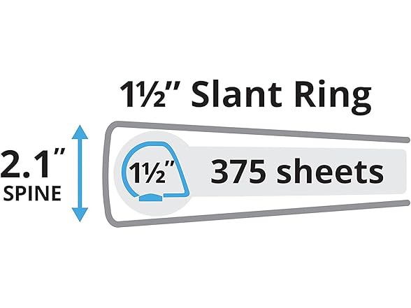 Avery Durable View Binder 1-1/2" Slant  
