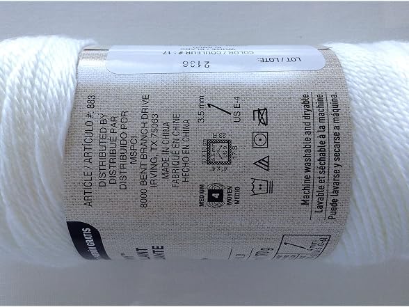 Loops & Threads Soft & Shiny Yarn, 1 Ball,