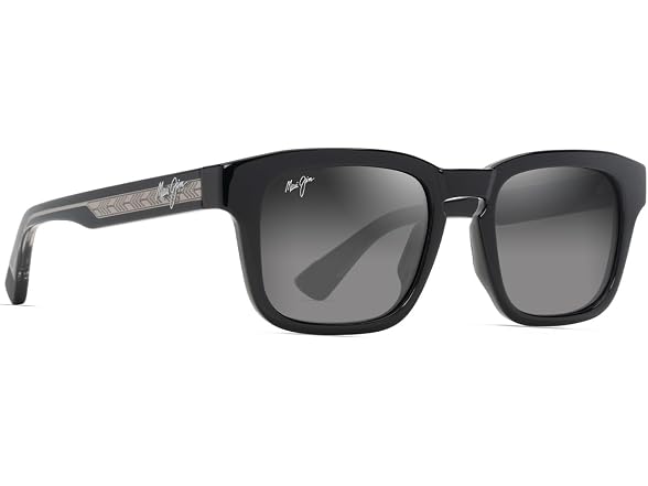 Maui Jim Maluhia Shiny Black/T LightGrey