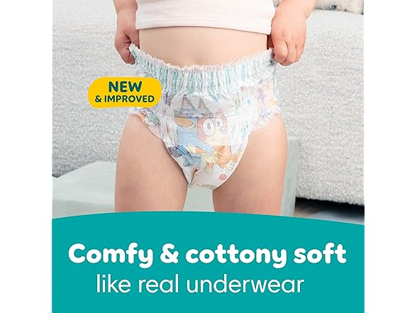 Pampers Easy Ups Bluey Training Pants 5T6T 84ct