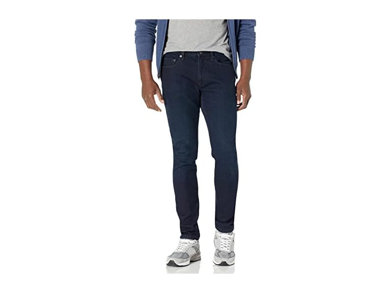 Amazon Essentials Men's Skinny-Fit Stretch Jean - Discontinued Colors, Blue Over Dye, 30W x 34L